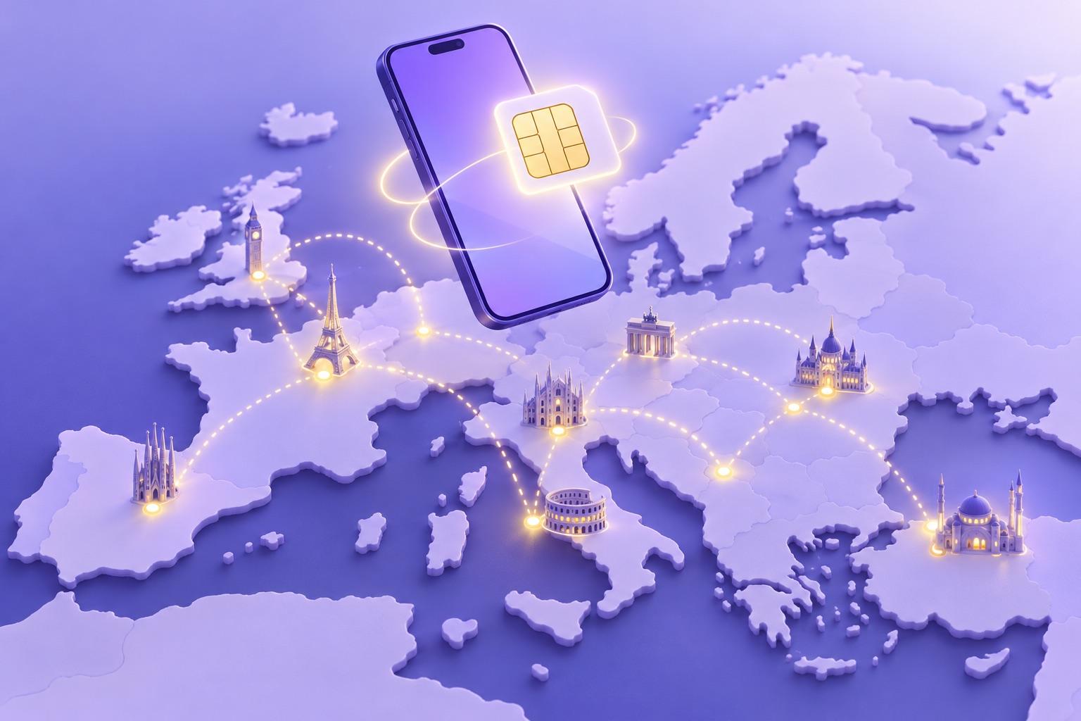 eSIM Europe: One Plan for a Multi-Country Trip