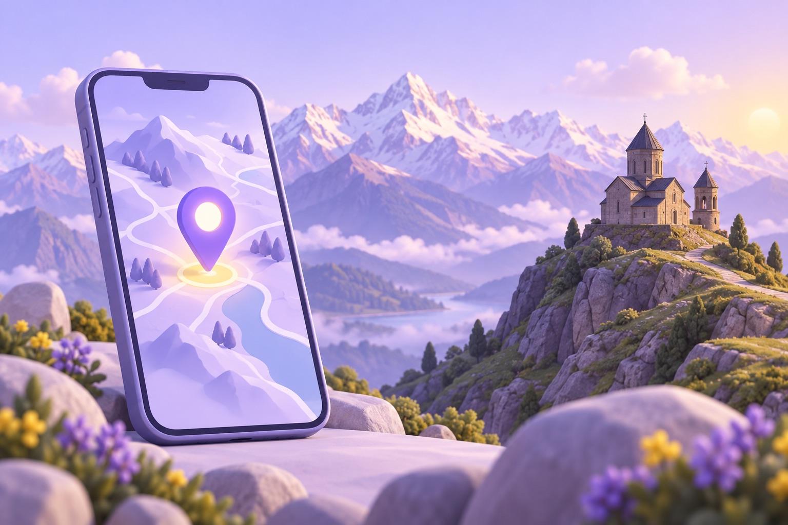 Georgia eSIM: Tbilisi and Mountain Trips