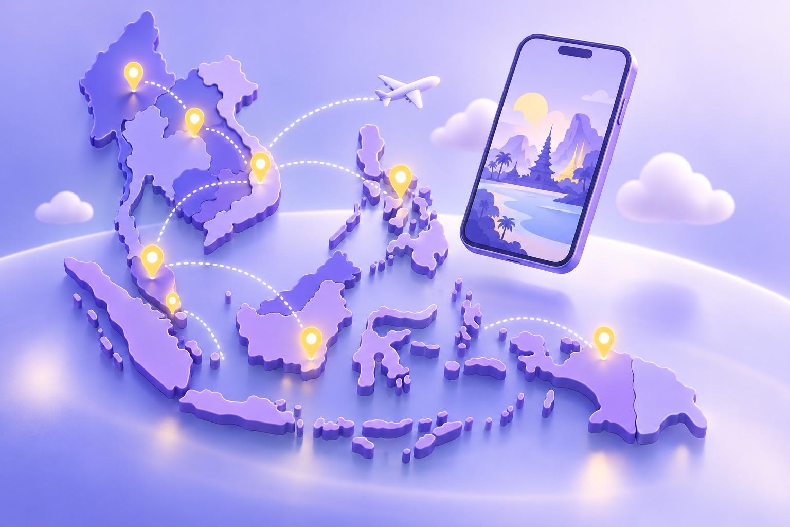 Asia eSIM: Plan Data for a Southeast Asia Trip