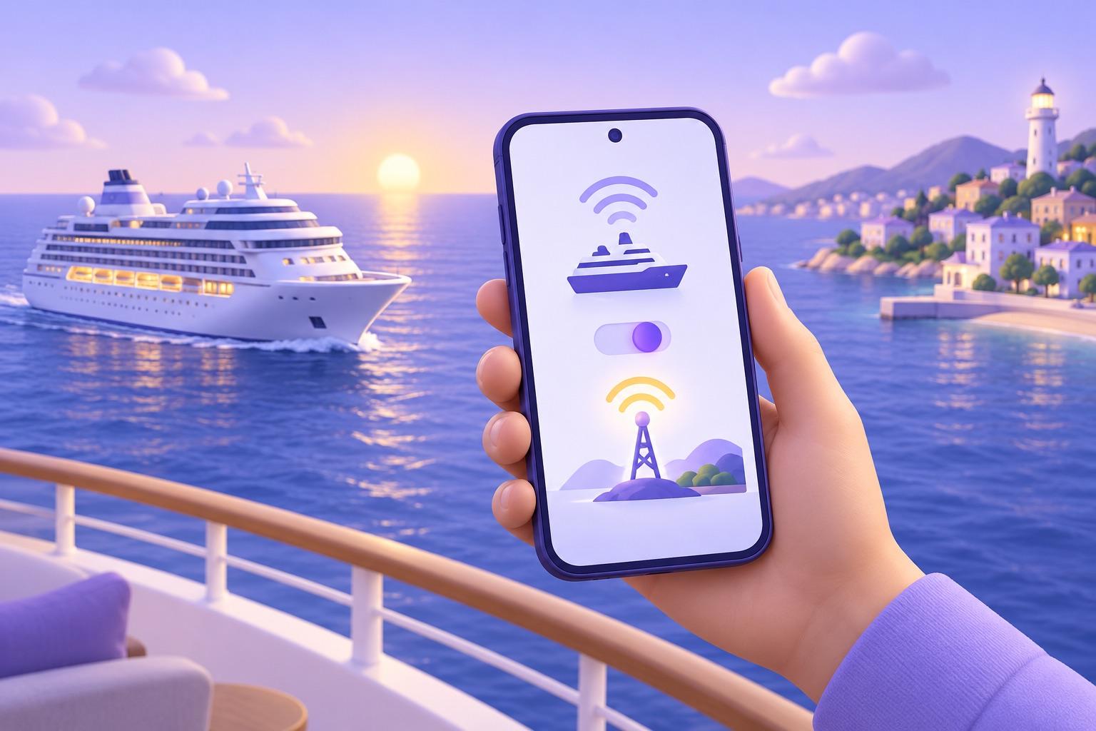 eSIM for Cruise Travel: Stay Connected On and Off the Ship
