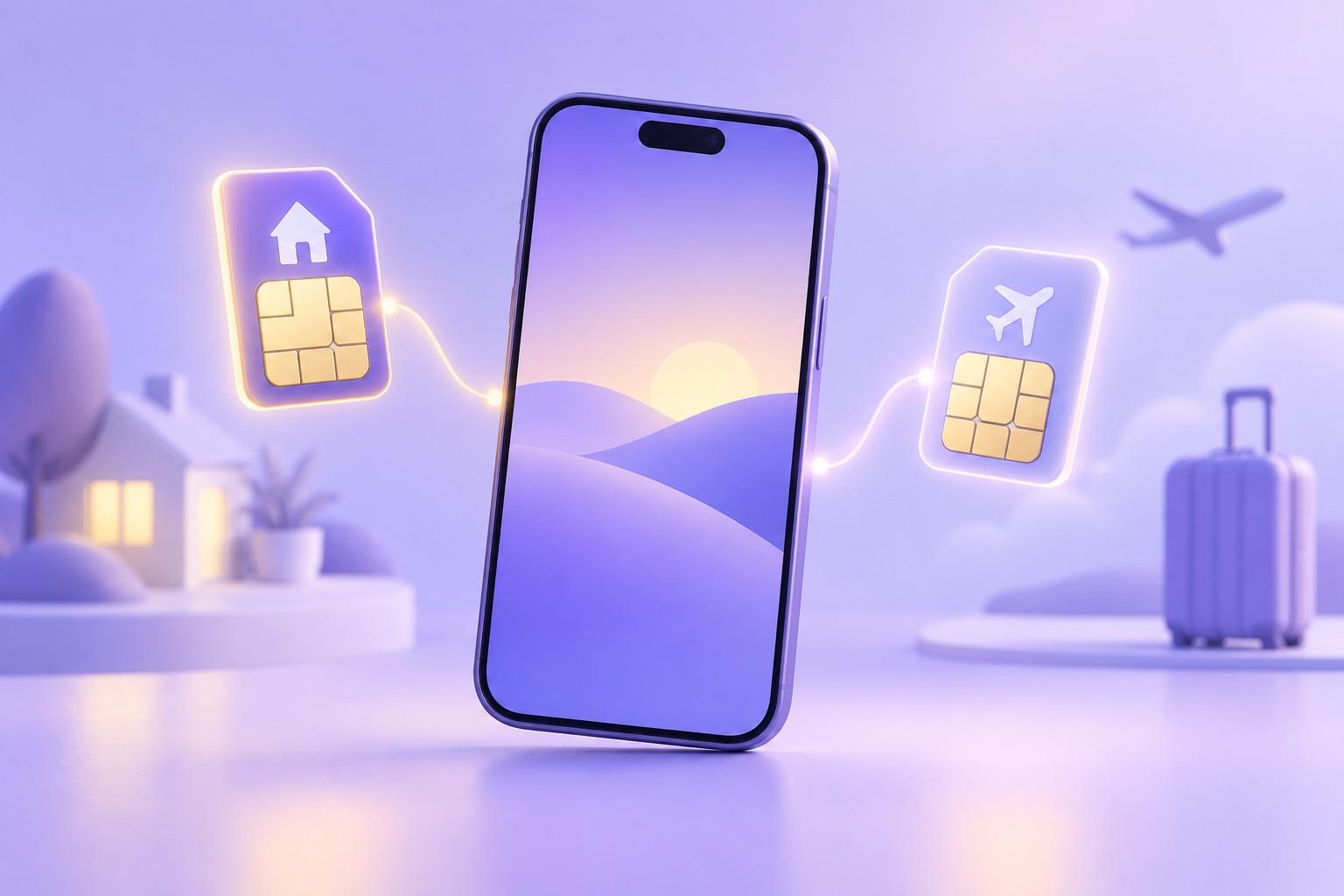 How to Keep Your Number for Texts While Using a Travel eSIM